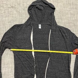 Lightweight zip up hoodie jacket
